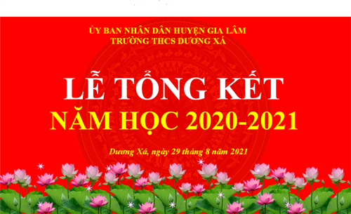 Lễ tổng kết năm học 2020-2021